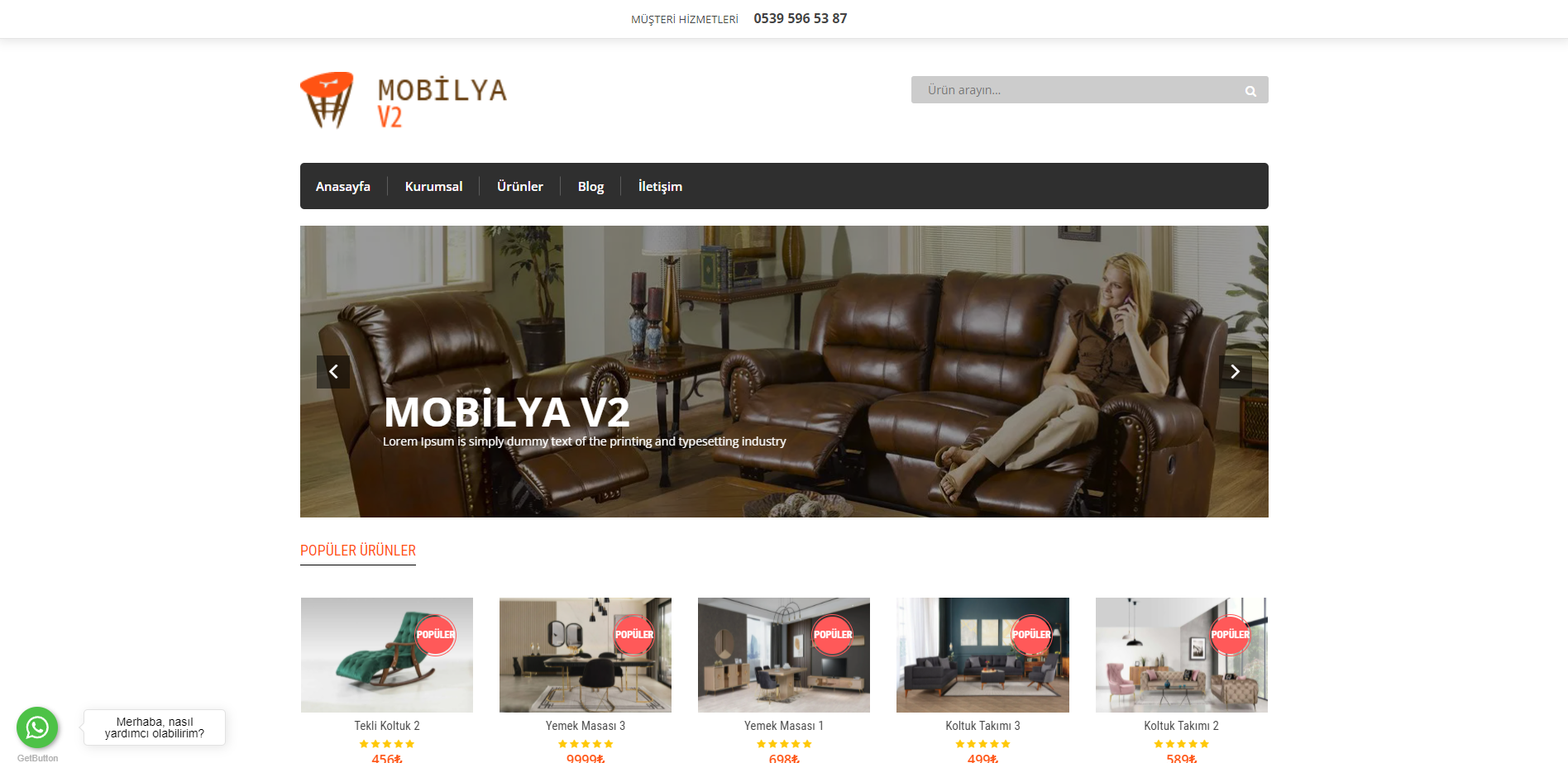 Mobilya - Mağaza Scipti